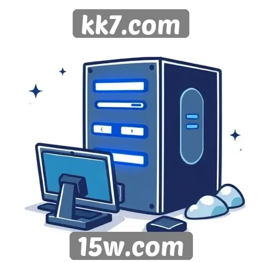 Desempenho do servidor no site de jogos kk7.com